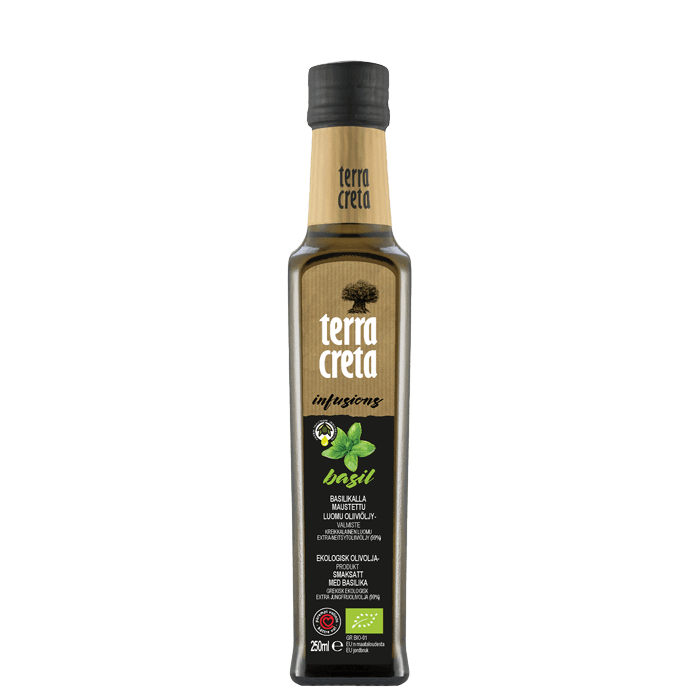 Ekologisk Extra Virgin Olivolja Basilika 250 ml från Terra Creta – köp hos Bodystore