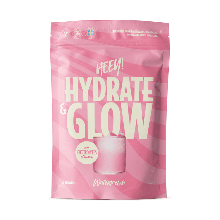Hydrate & Glow Elektrolyter + Coll-egan® 240 g – från Heey! – 245 kr – hos Bodystore