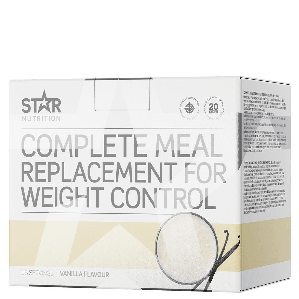 Complete Meal Måltidsersättning Viktkontroll 15 portioner – från Star Nutrition – 259 kr – hos Bodystore