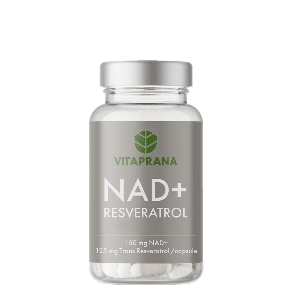 NAD+Resveratrol 60 kapslar – från Vitaprana – 284 kr – hos Bodystore