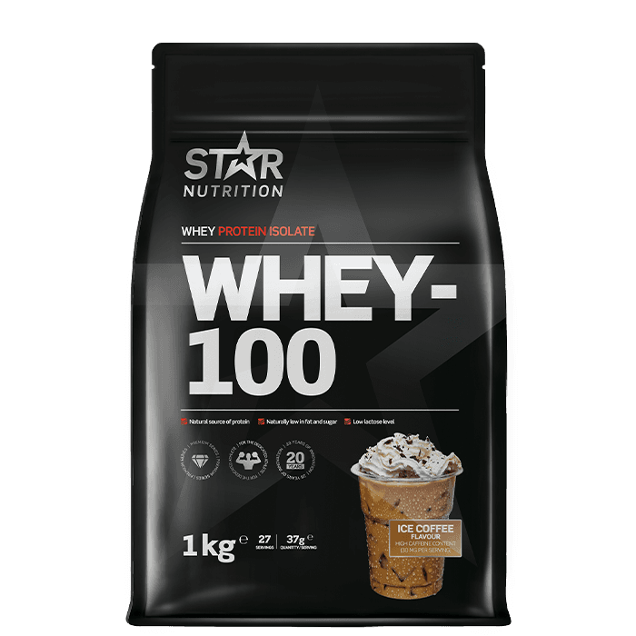 Whey-100 Vassleprotein 1 kg – från Star Nutrition – 499 kr – hos Bodystore