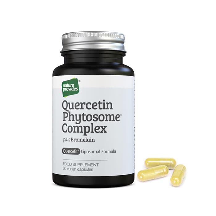 Quercetin Phytosome + 60 kapslar – från Nature Provides – 369 kr – hos Bodystore