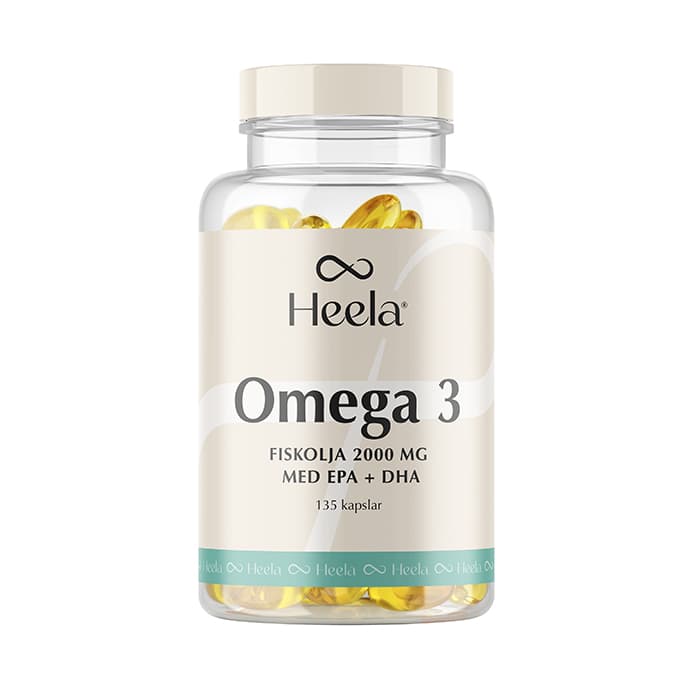 Omega 3 135 kapslar – från Heela – 135 kr – hos Bodystore