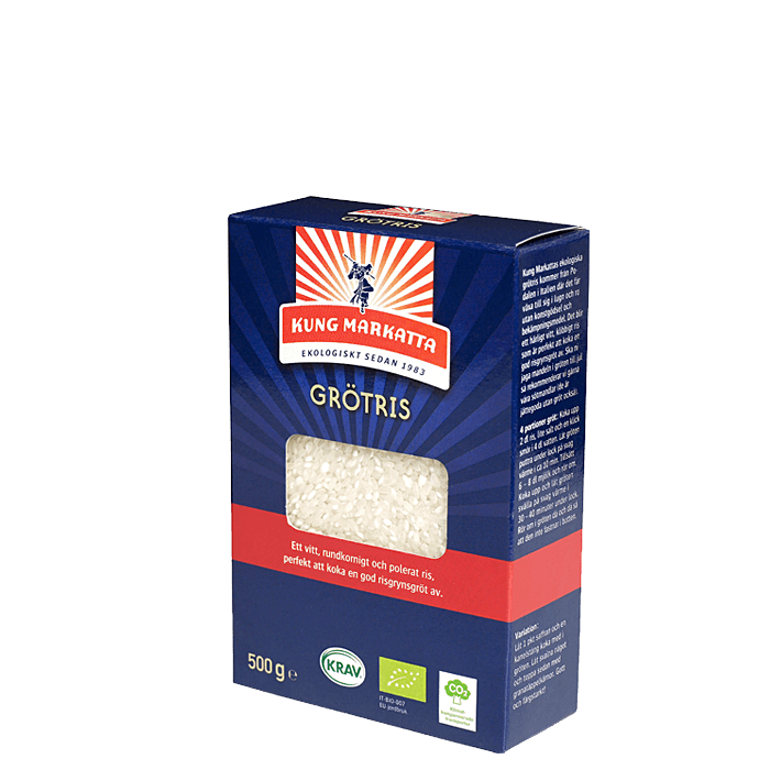 Grötris 500 g – från Kung Markatta – 35 kr – hos Bodystore