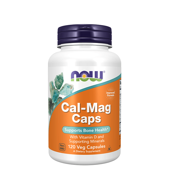Cal-Mag 120 kapslar från Now Foods – köp hos Bodystore