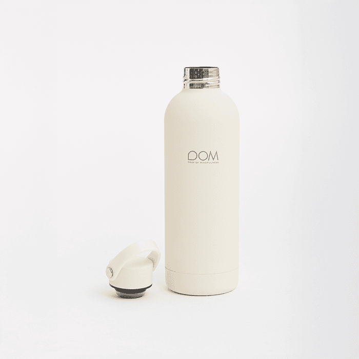 Vattenflaska Vit 500 ml – från Drop of Mindfulness – 219 kr – hos Bodystore