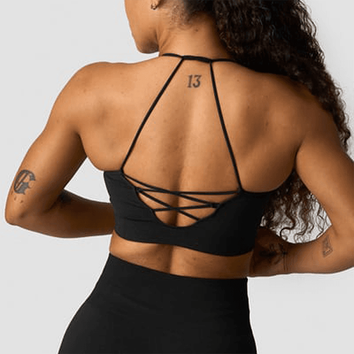 Shape Strappy Sport-Bh Svart – från ICANIWILL – 424 kr – hos Bodystore