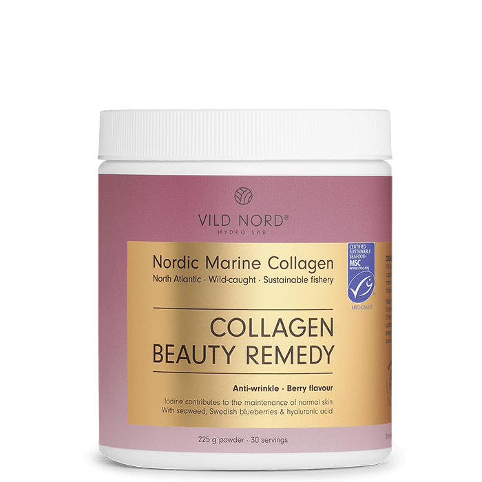 Beauty Remedy Kollagen 225 g Bärsmak från Vild Nord – köp hos Bodystore
