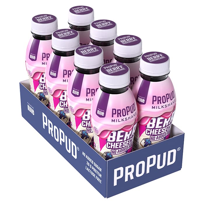 8 x ProPud Protein Milkshake, 330 ml, Caramel Glazed Bananas från ProPud - köp hos Bodystore