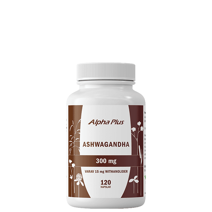 Ashwagandha 120 kapslar – från Alpha Plus – 179 kr – hos Bodystore