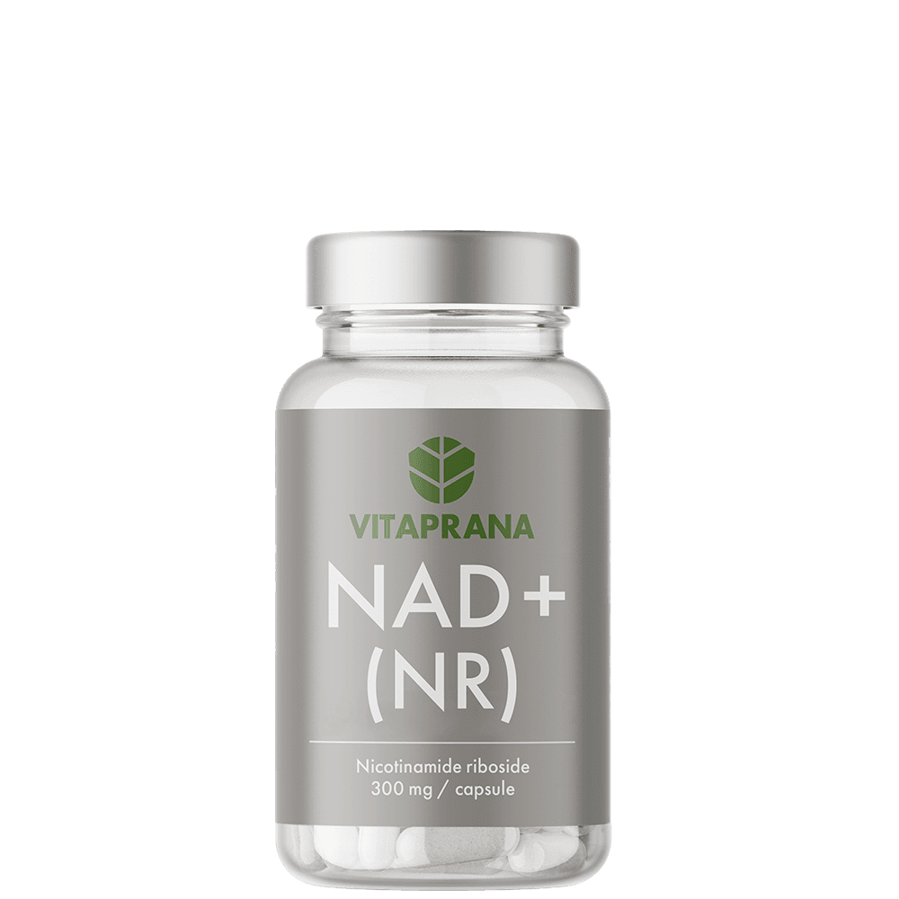 NAD+ 300 mg Nikotinamid Ribosid 30 kapslar från Vitaprana – köp hos Bodystore