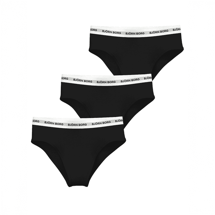 Logo High Waist Brief 3‑pack Multipack – från Björn Borg – 439 kr – hos Bodystore