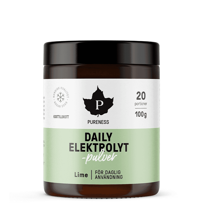 Daily Elektrolytpulver Lime 100 g från Pureness – köp hos Bodystore