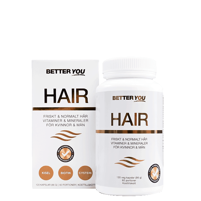 Hair 120 kapslar – från Better You – 283 kr – hos Bodystore