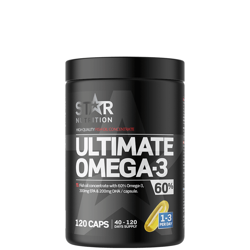 Omega-3 60% 120 kapslar – från Star Nutrition – 229 kr – hos Bodystore