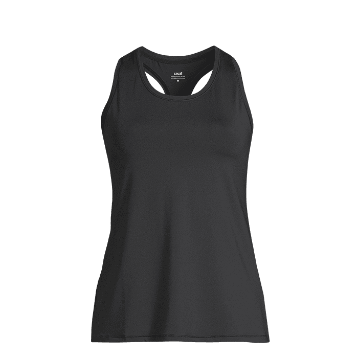 Essential Racerback Tank, Black – från Casall Sportswear – 319 kr – hos Bodystore