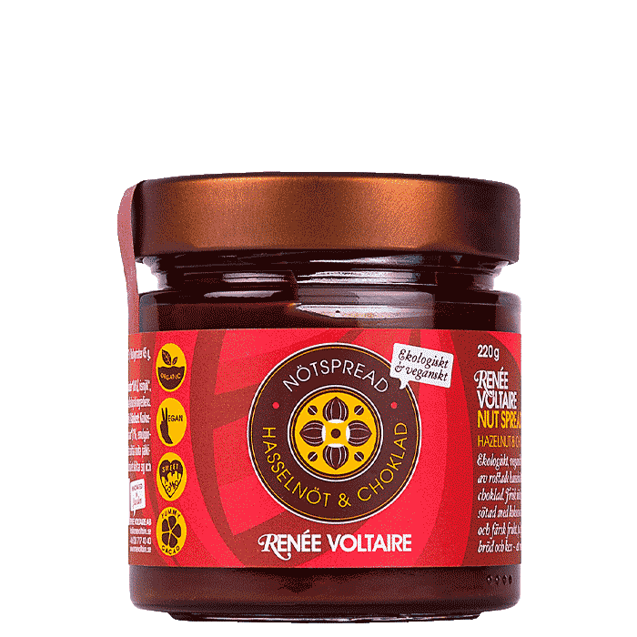 Nötsmör Hasselnöt Och Choklad 220 g – från Renée Voltaire – 69 kr – hos Bodystore