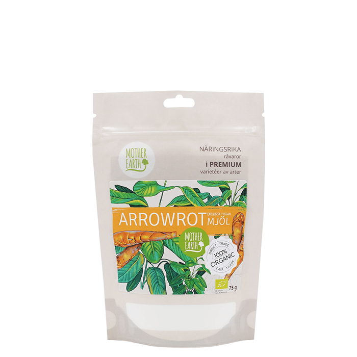 Arrowrotpulver Ekologisk 75 g från Mother Earth – köp hos Bodystore