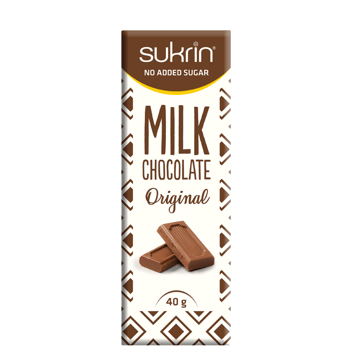 Mjölkchoklad 40 g – från SUKRIN – 31 kr – hos Bodystore