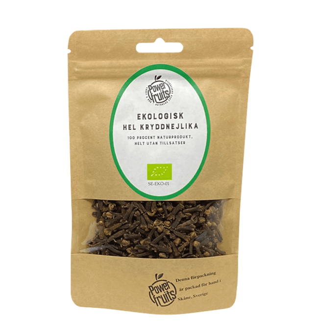 Ekologisk Kryddnejlika Hel 50 g – från Powerfruits – 45 kr – hos Bodystore