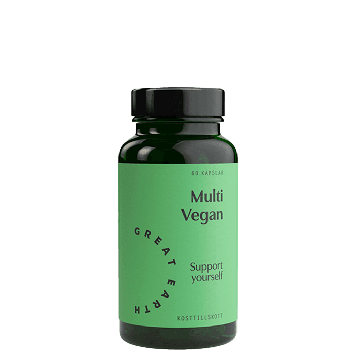 Multi Vegan Multivitamin 60 kapslar – från Great Earth – 189 kr – hos Bodystore