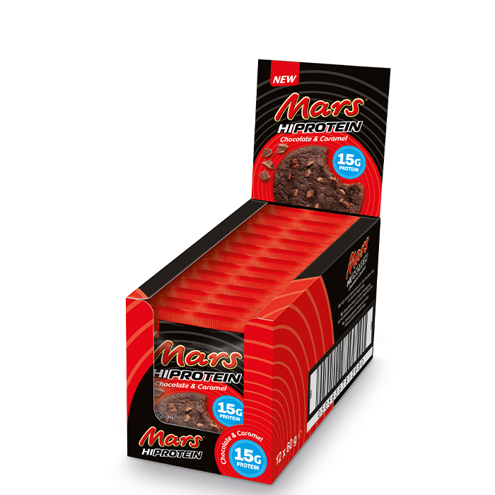 12 x Mars High Protein Cookie 60 g – från Mars – 329 kr – hos Bodystore