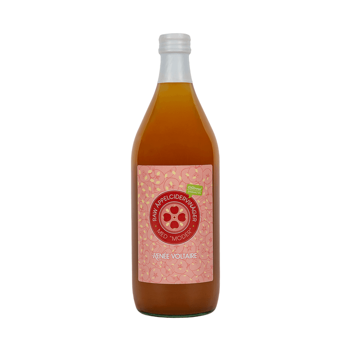 Raw Äppelcidervinäger med Moder 1000ml – från Renée Voltaire – 75 kr – hos Bodystore