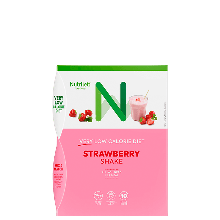 Måltidsersättning Shake Jordgubb 10 pack – från Nutrilett – 179 kr – hos Bodystore