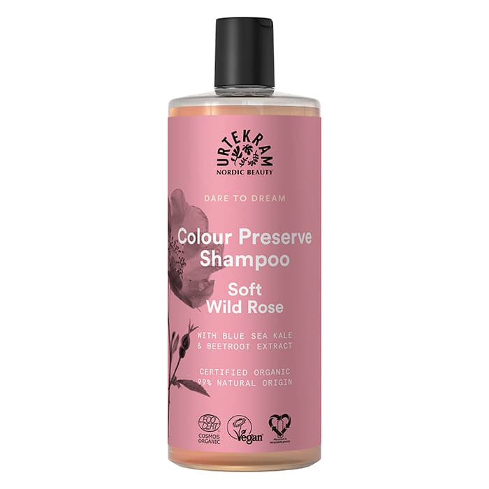 Schampo Soft Wild Rose För Färgat Hår 500 ml – från Urtekram Nordic Beauty – 99 kr – hos Bodystore