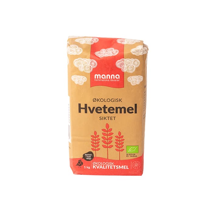 Vetemjöl Siktat 1 kg – från Manna – 39 kr – hos Bodystore