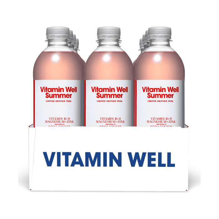 12 x Vitamin Well Vitamindryck 500ml – från Vitamin Well – 229 kr – hos Bodystore