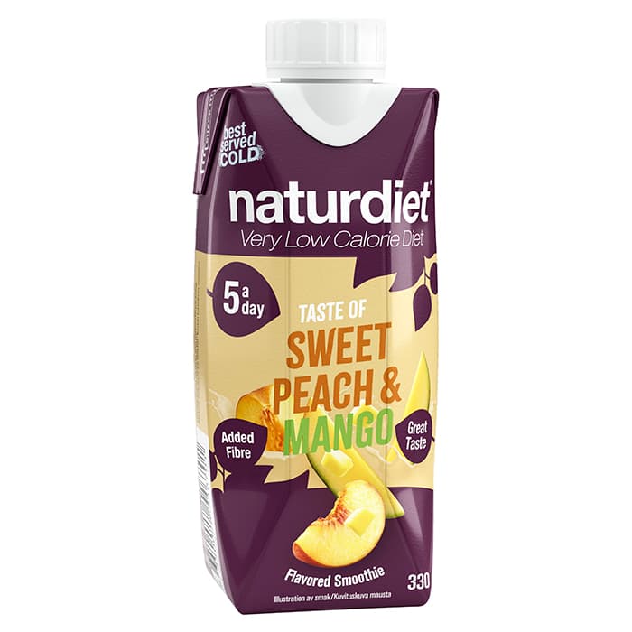 Smoothie Peach Mango 330ml – från Naturdiet – 29 kr – hos Bodystore