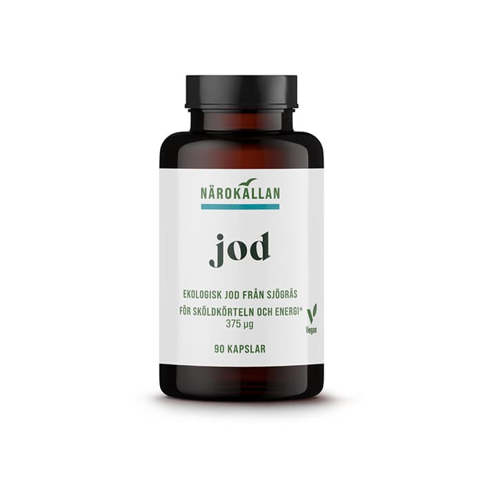 Jod Ekologisk 90 kapslar – från Närokällan – 179 kr – hos Bodystore