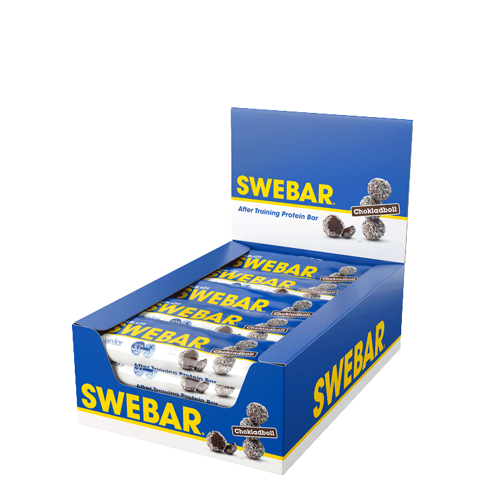 15 x Swebar Proteinbar 55 g från Dalblads – köp hos Bodystore