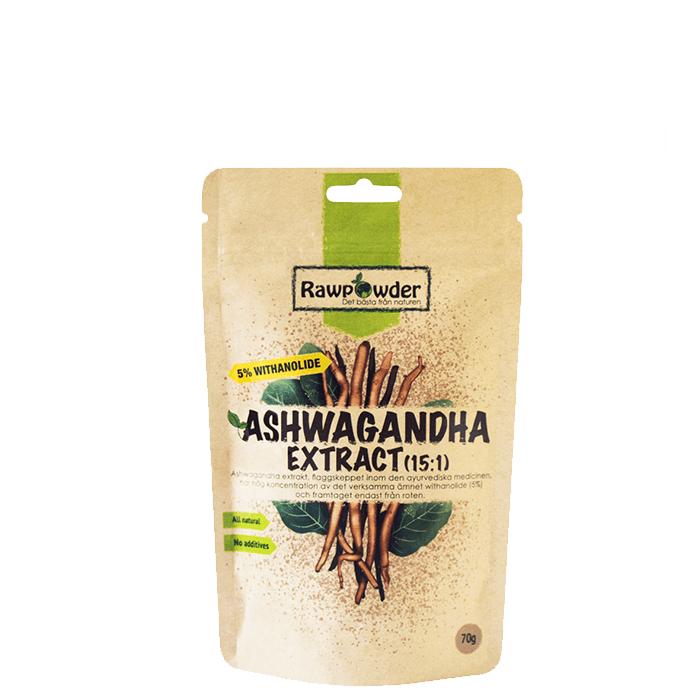Ashwagandha Extrakt 70 g – från Rawpowder – 159 kr – hos Bodystore