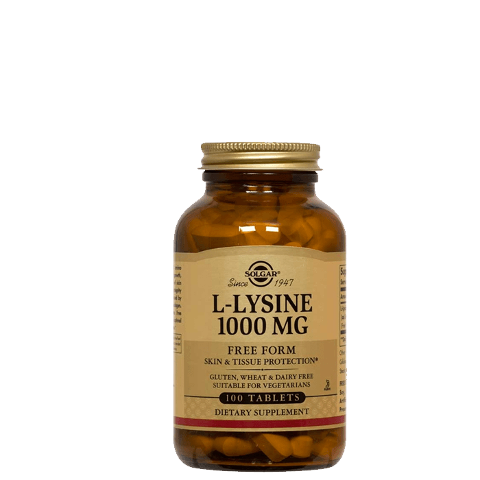 L-lysine 1000 mg 100 tabletter – från Solgar – 229 kr – hos Bodystore