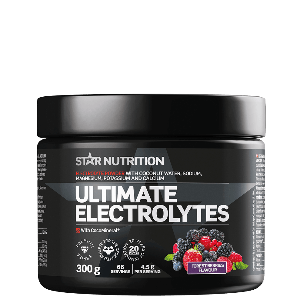 Ultimate Electrolytes Vätskeersättningpulver 300 g – från Star Nutrition – 279 kr – hos Bodystore