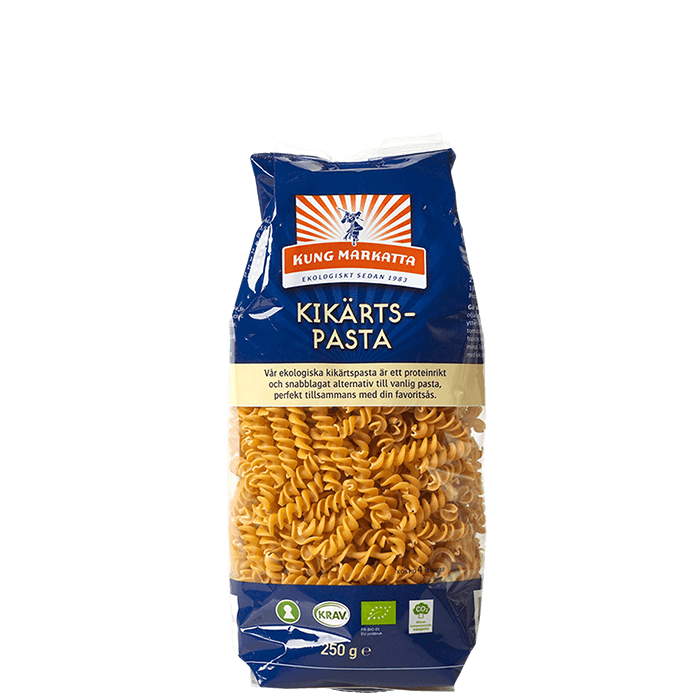 Kikärtspasta 250 g – från Kung Markatta – 55 kr – hos Bodystore