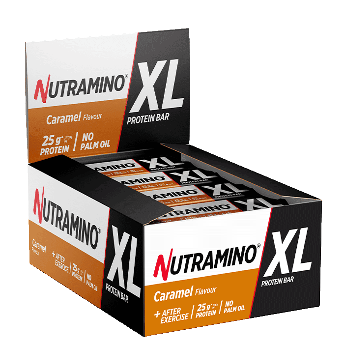 16 x XL Proteinbar 74 g från Nutramino Fitness Nutrition – köp hos Bodystore