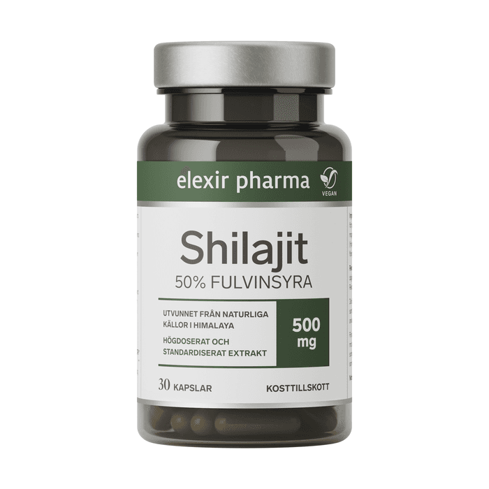 Shilajit 30 kapslar – från Elexir Pharma – 175 kr – hos Bodystore