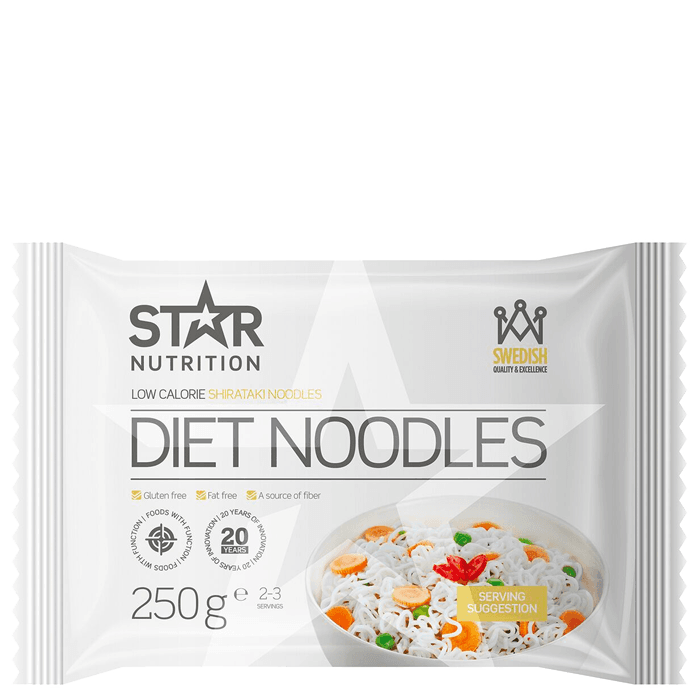 Diet Shiratakinudlar 250 g – från Star Nutrition – 29 kr – hos Bodystore