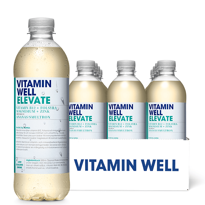 12 x Vitamin Well Vitamindryck 500ml – från Vitamin Well – 229 kr – hos Bodystore