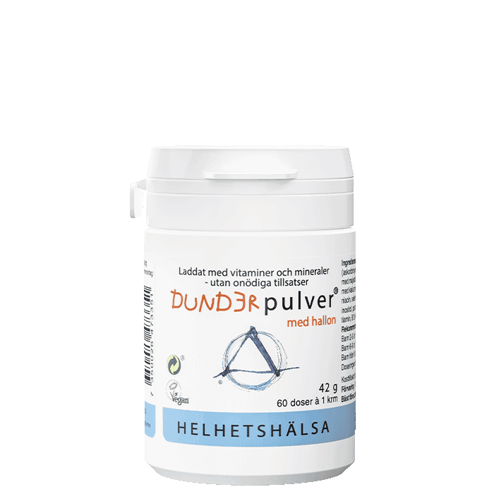 Dunderpulver Barnvitamin 60 doser á 1 krm från Helhetshälsa – köp hos Bodystore