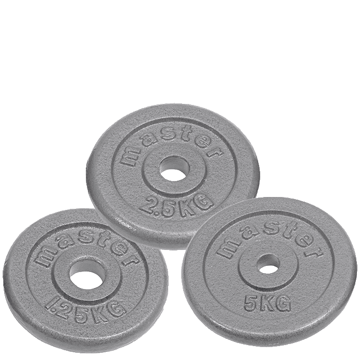 Viktskiva 25 mm 0,5–10 kg – från Master Fitness – 89 kr – hos Bodystore