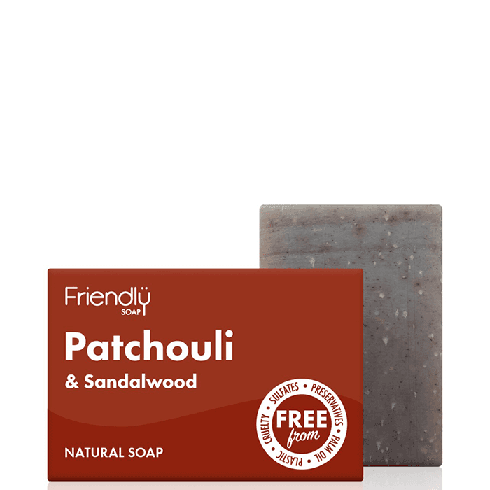 Tvål Patchouli & Sandelträ 95 g – från Friendly Soap – 39 kr – hos Bodystore