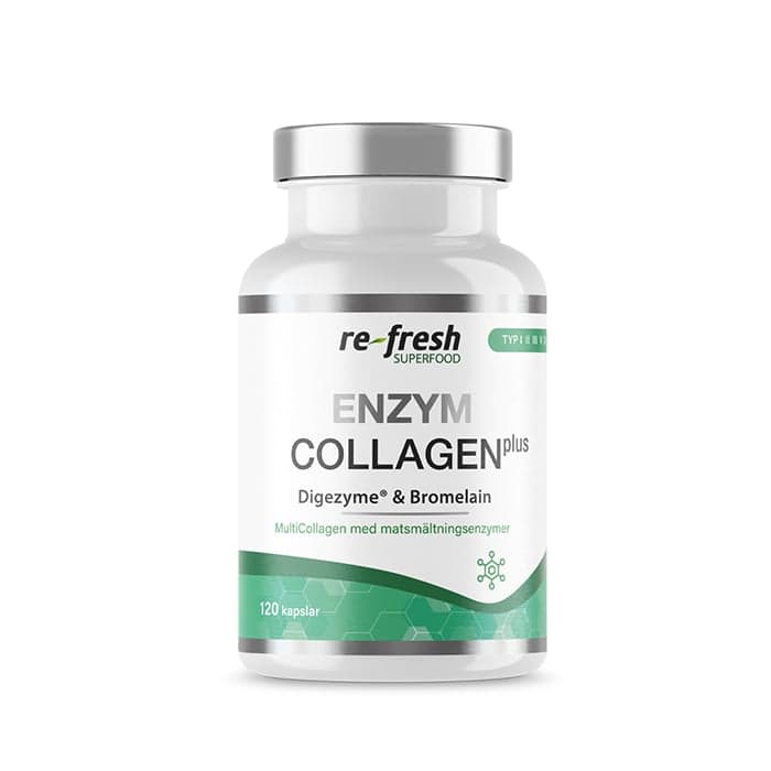 Enzym Collagen Plus 120 st – från Re-Fresh Superfood – 199 kr – hos Bodystore