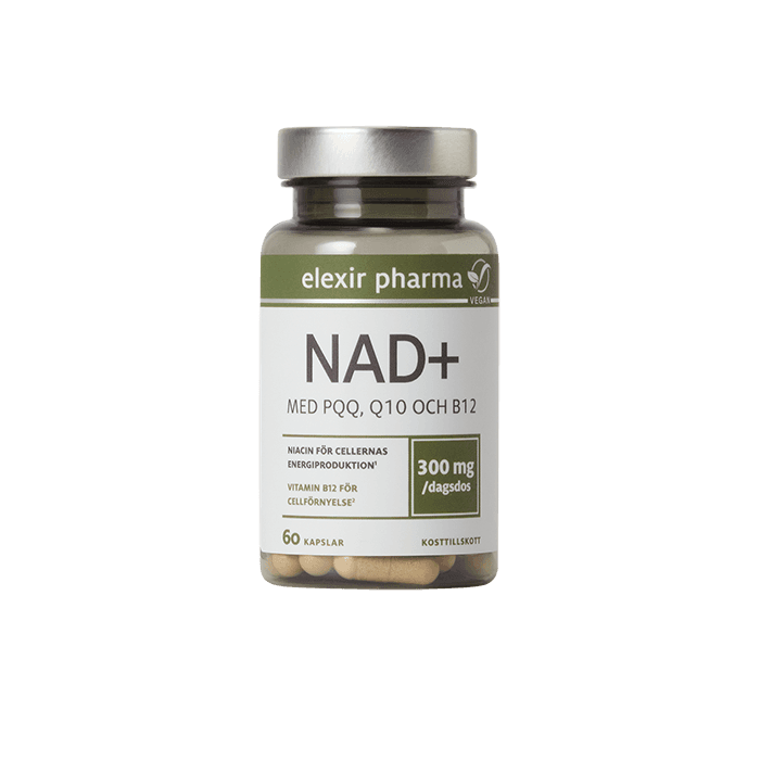 NAD+ 60 kapslar från Elexir Pharma – köp hos Bodystore