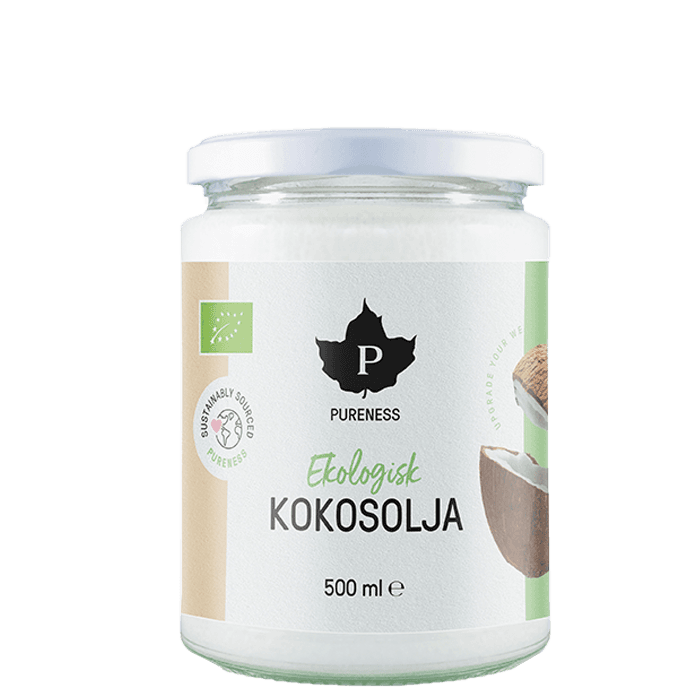 Jungfru kokosolja Eko 500 ml – från Pureness – 109 kr – hos Bodystore