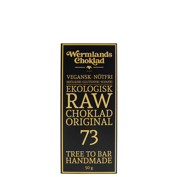 Raw Ekologisk Choklad Original 73% 50 g – från WermlandsChoklad – 59 kr – hos Bodystore