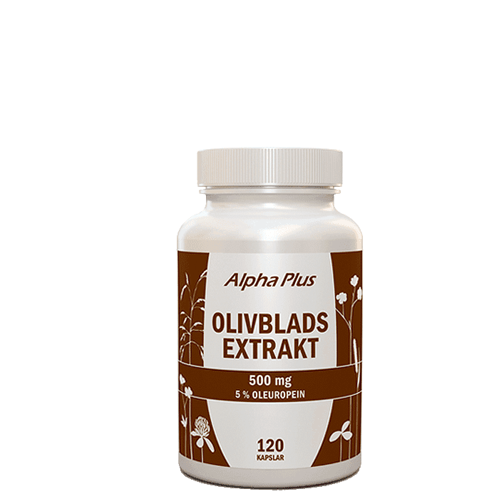 Olivbladextrakt 120 kapslar – från Alpha Plus – 315 kr – hos Bodystore